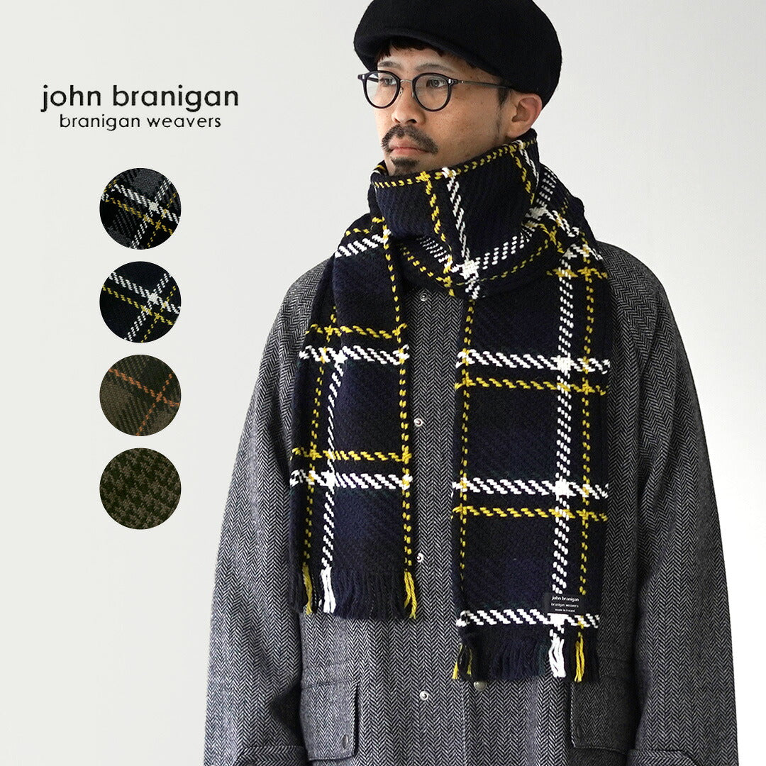 JOHN BRANIGAN / 爱尔兰花呢针织围巾 围巾
