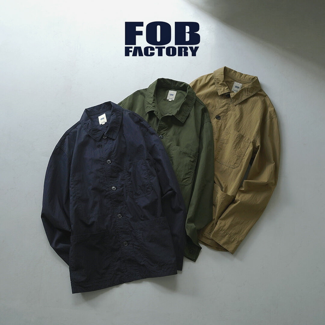 FOB FACTORY / F2394 法式襯衫外套