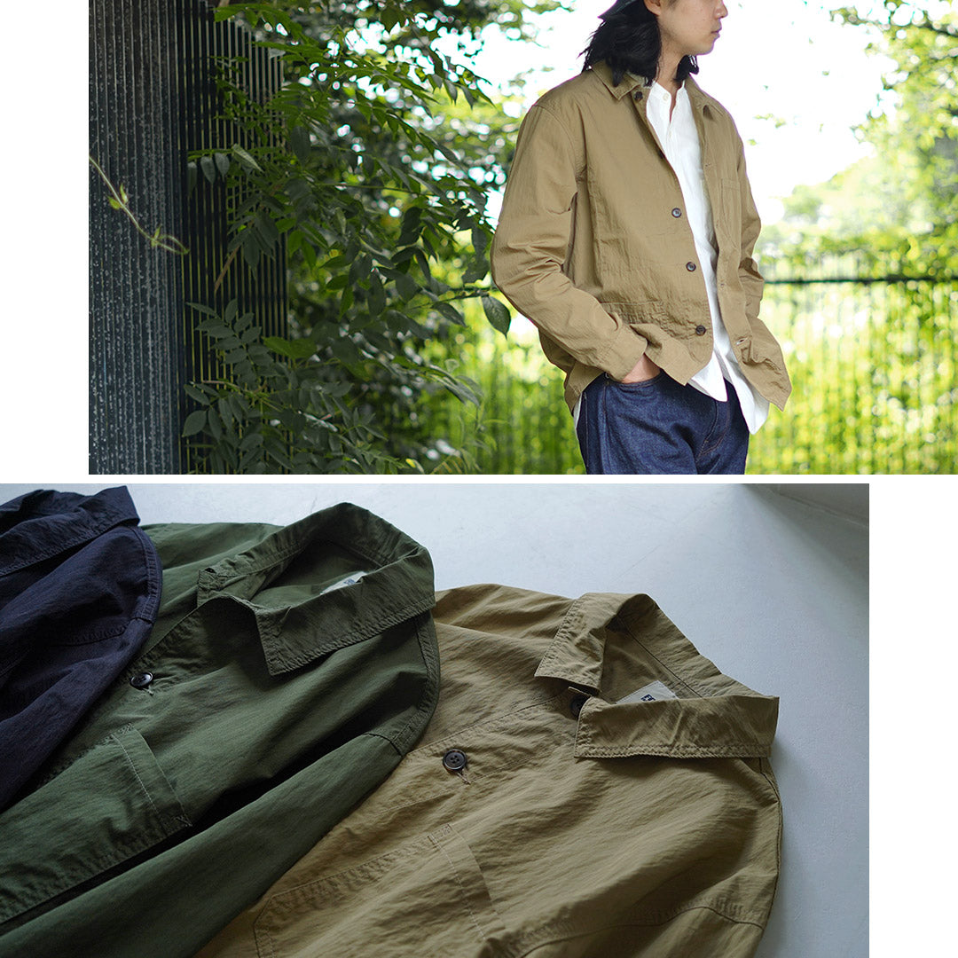 FOB FACTORY / F2394 法式襯衫外套