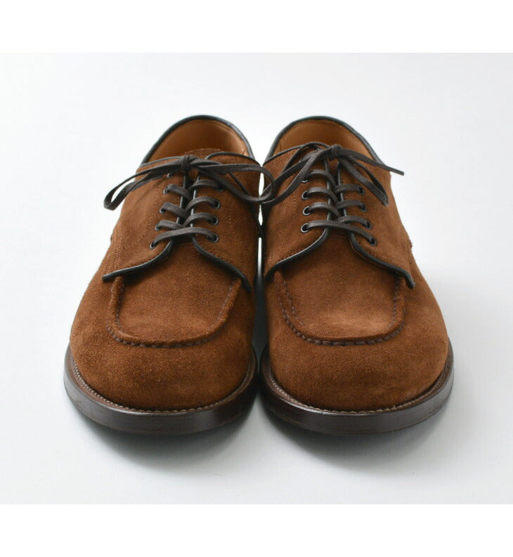 WHEELROBE / 15078S Heavy Stitching Moc Toe Suede Shoes