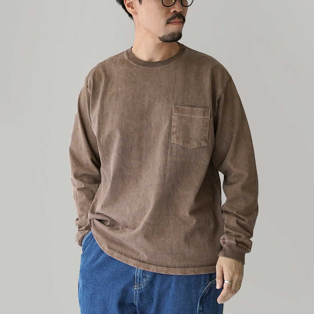 GOOD ON / T-shirt épais avec poche et manches longues