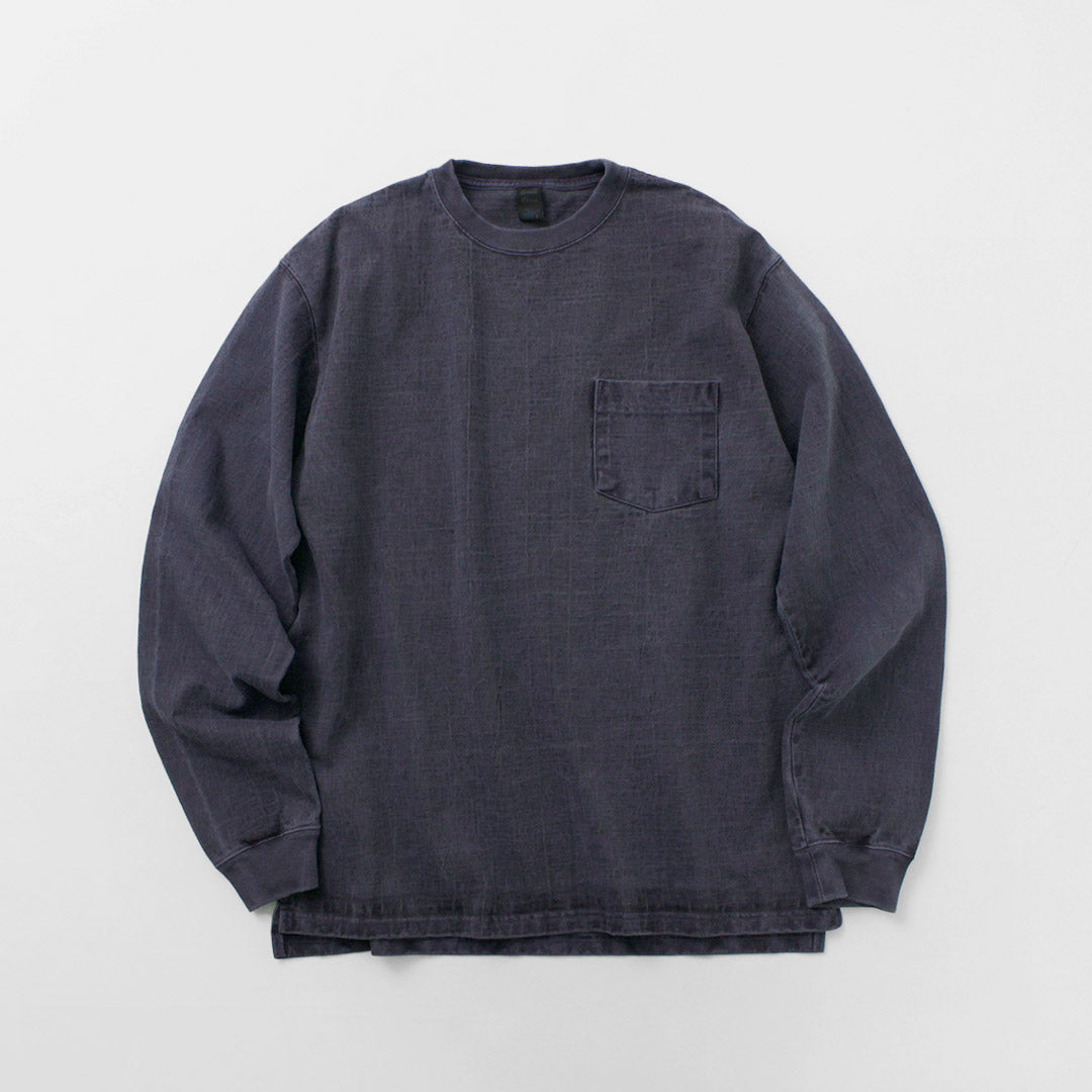 GOOD ON / T-shirt épais avec poche et manches longues