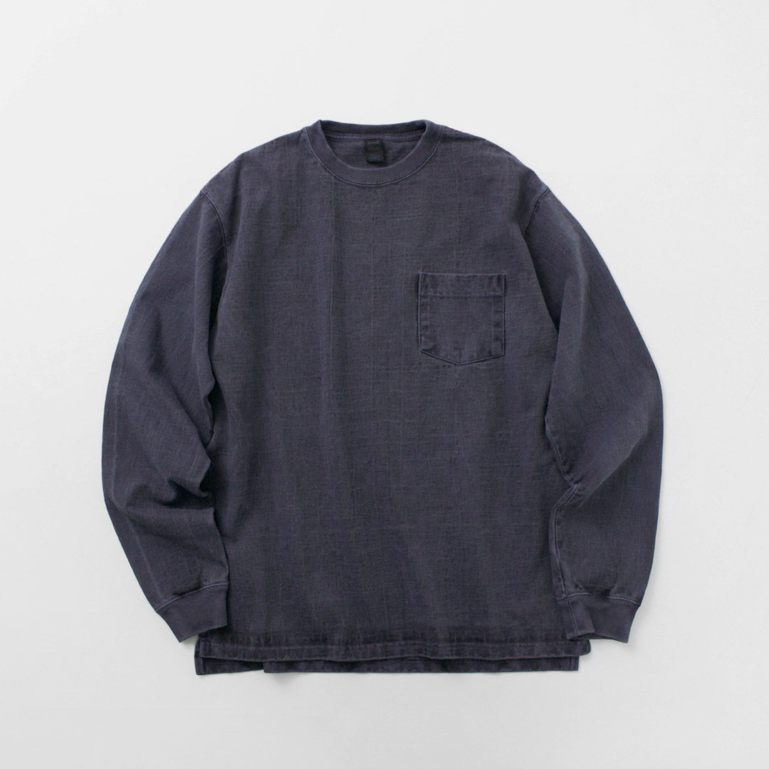 GOOD ON / T-shirt épais avec poche et manches longues
