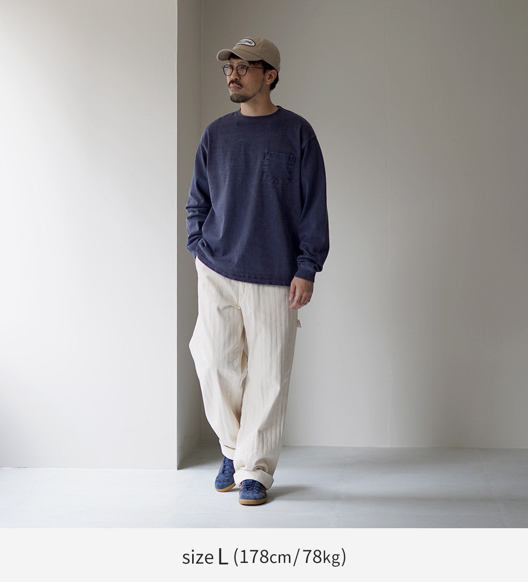 GOOD ON / T-shirt épais avec poche et manches longues