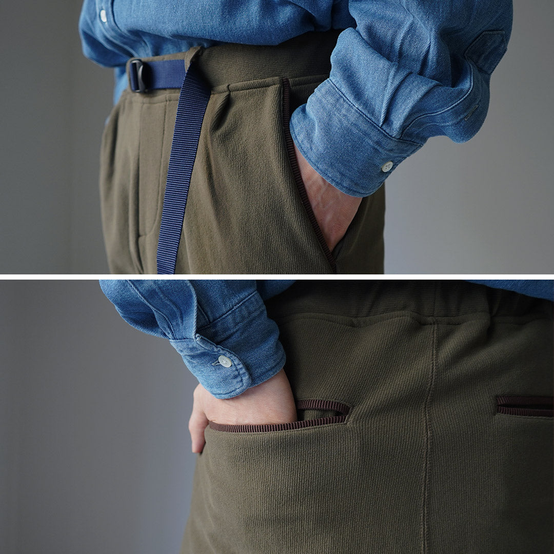 Pantalones de trepaporos de pana de trapo / calefacción