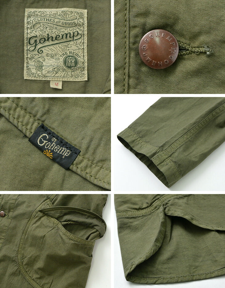 GOHEMP / Vendedor Chaqueta sin cuello