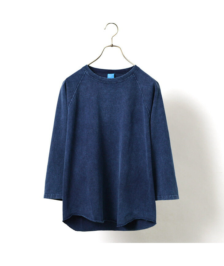 GOOD ON / Indigo Baseball Raglan T-Shirt