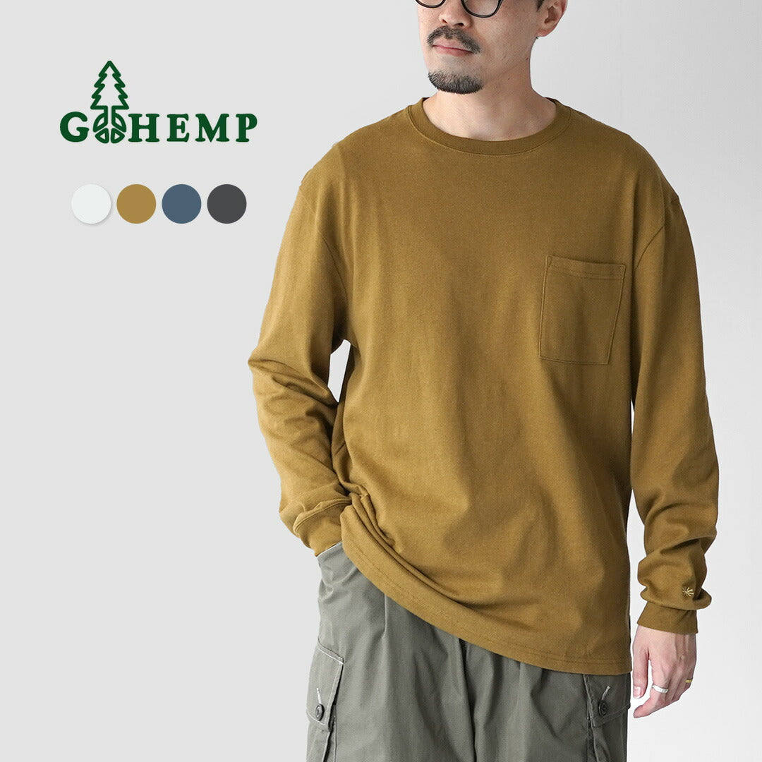 GOHEMP / T-shirt à poche basse