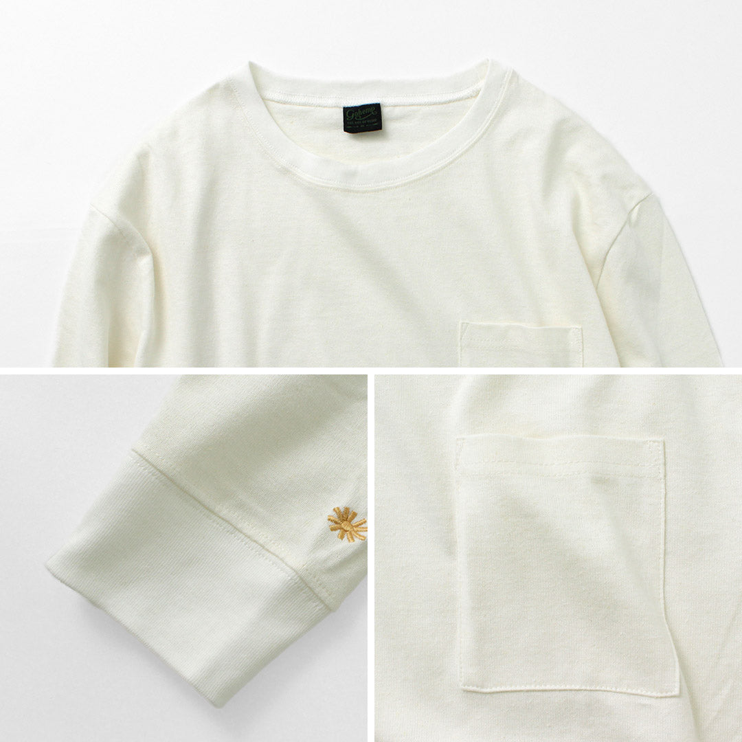 GOHEMP / T-shirt à poche basse