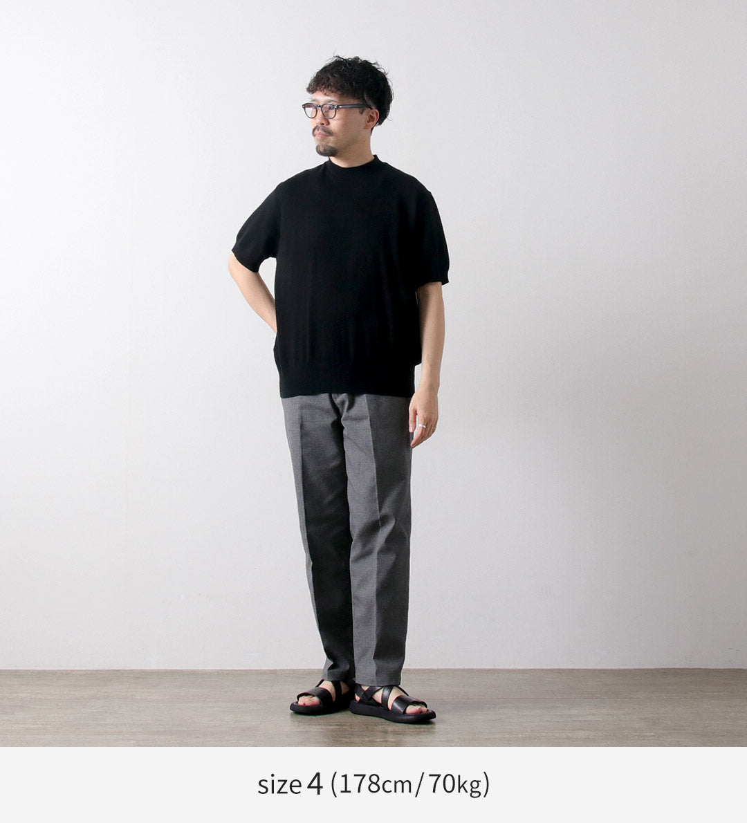 GICIPI / Calamaro 小高領寬鬆版型針織縫製