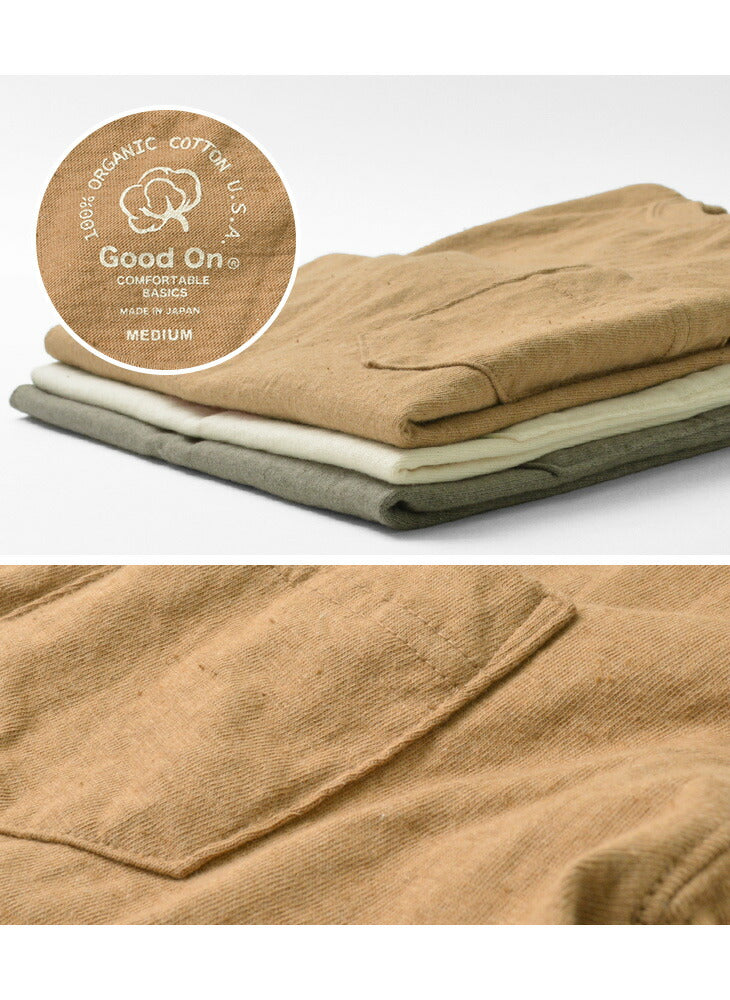 GOOD ON / Organic Cotton Short Sleeve Pocket T-shirt