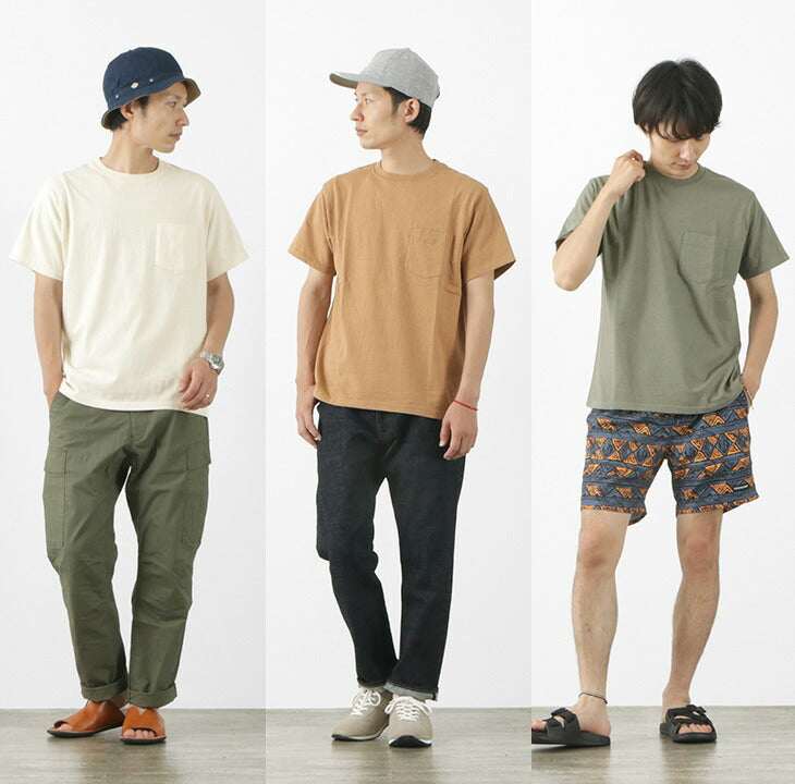 GOOD ON / Organic Cotton Short Sleeve Pocket T-shirt