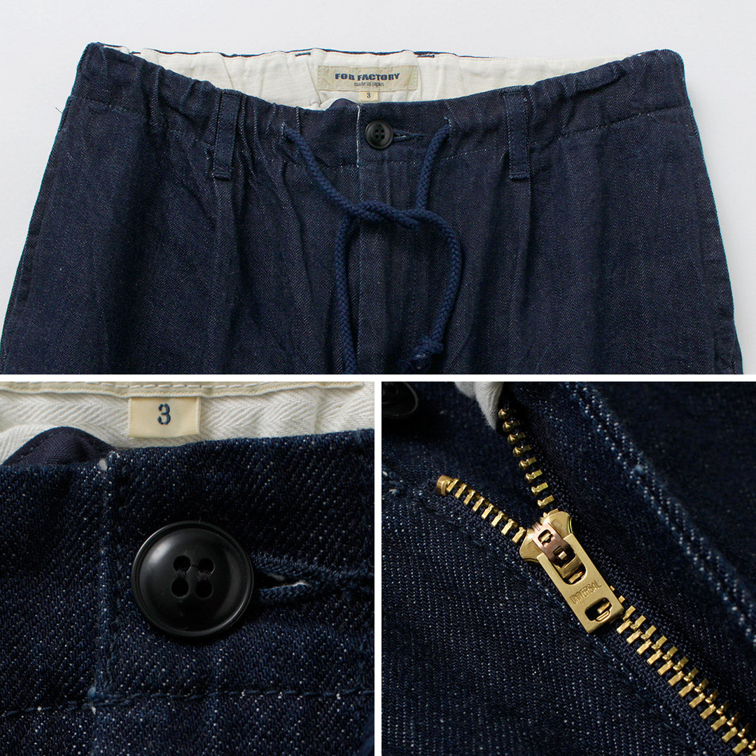 FOB FACTORY / F0508 Denim Track Pants