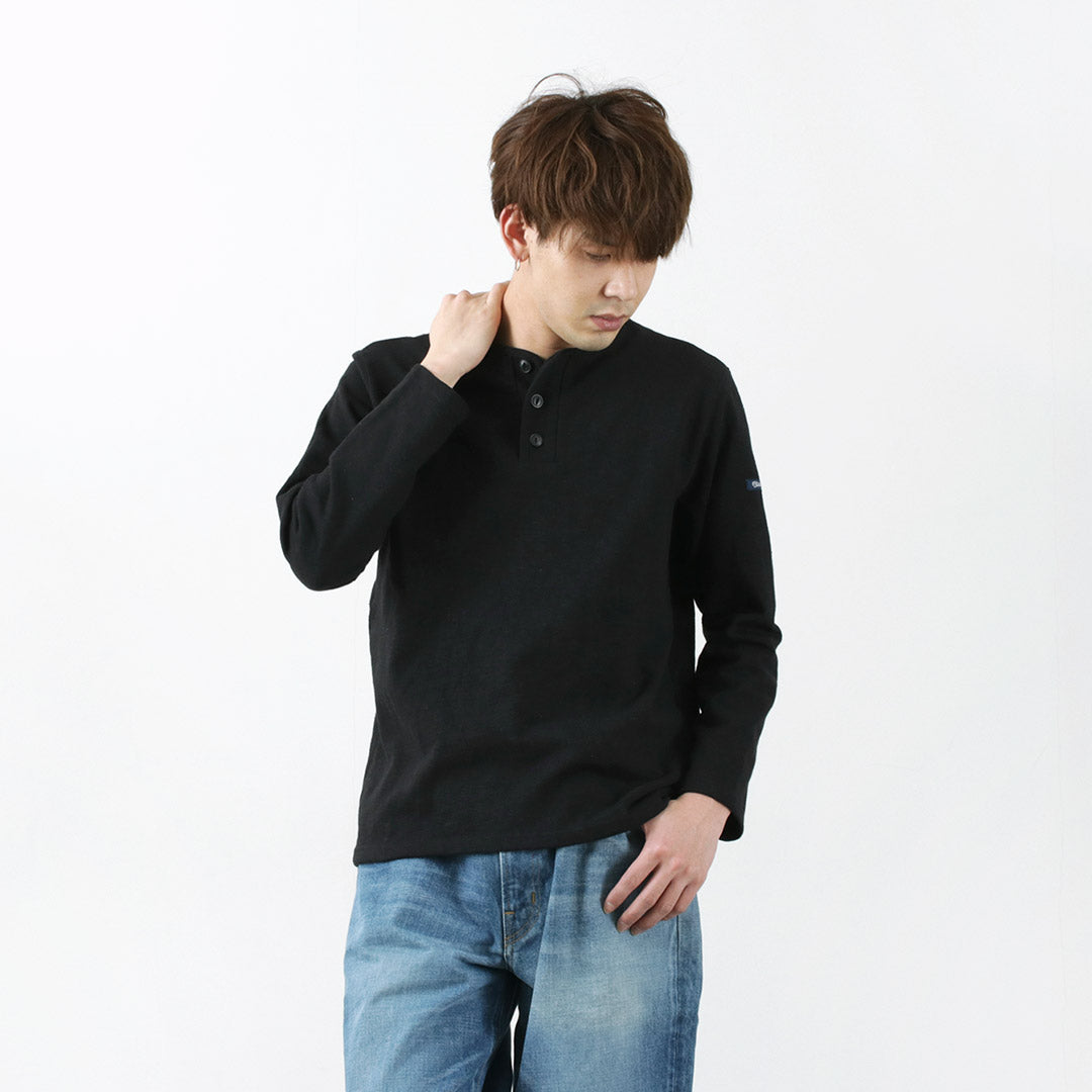 TIEASY / HDCS T-shirt manches longues col Henry