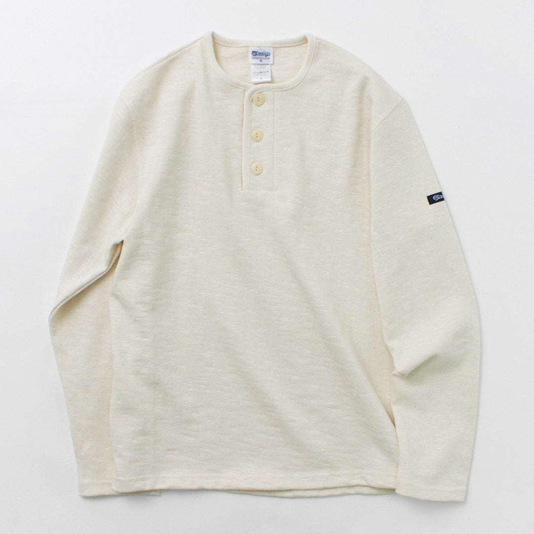 TIEASY / HDCS T-shirt manches longues col Henry