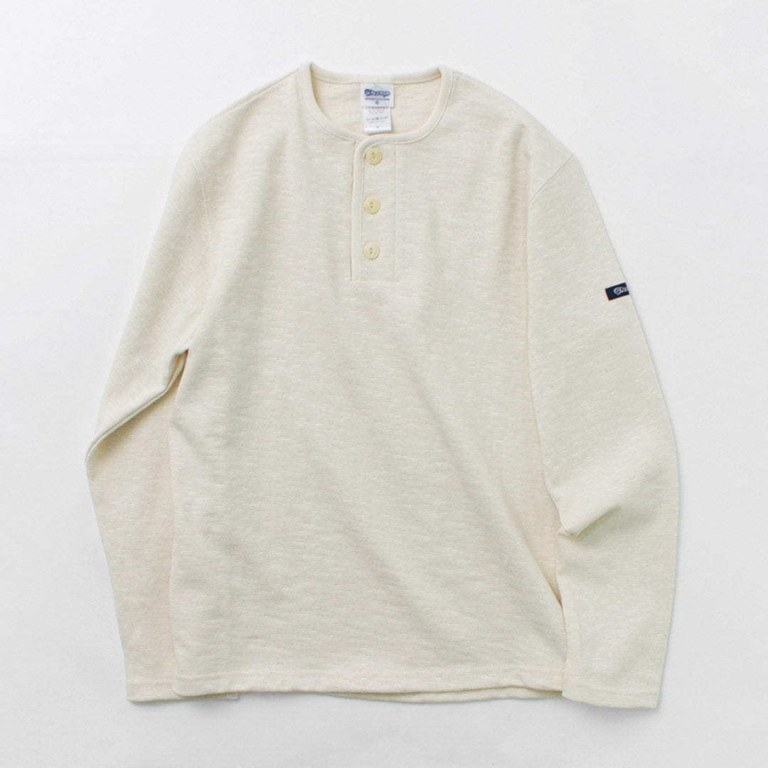 TIEASY / HDCS T-shirt manches longues col Henry