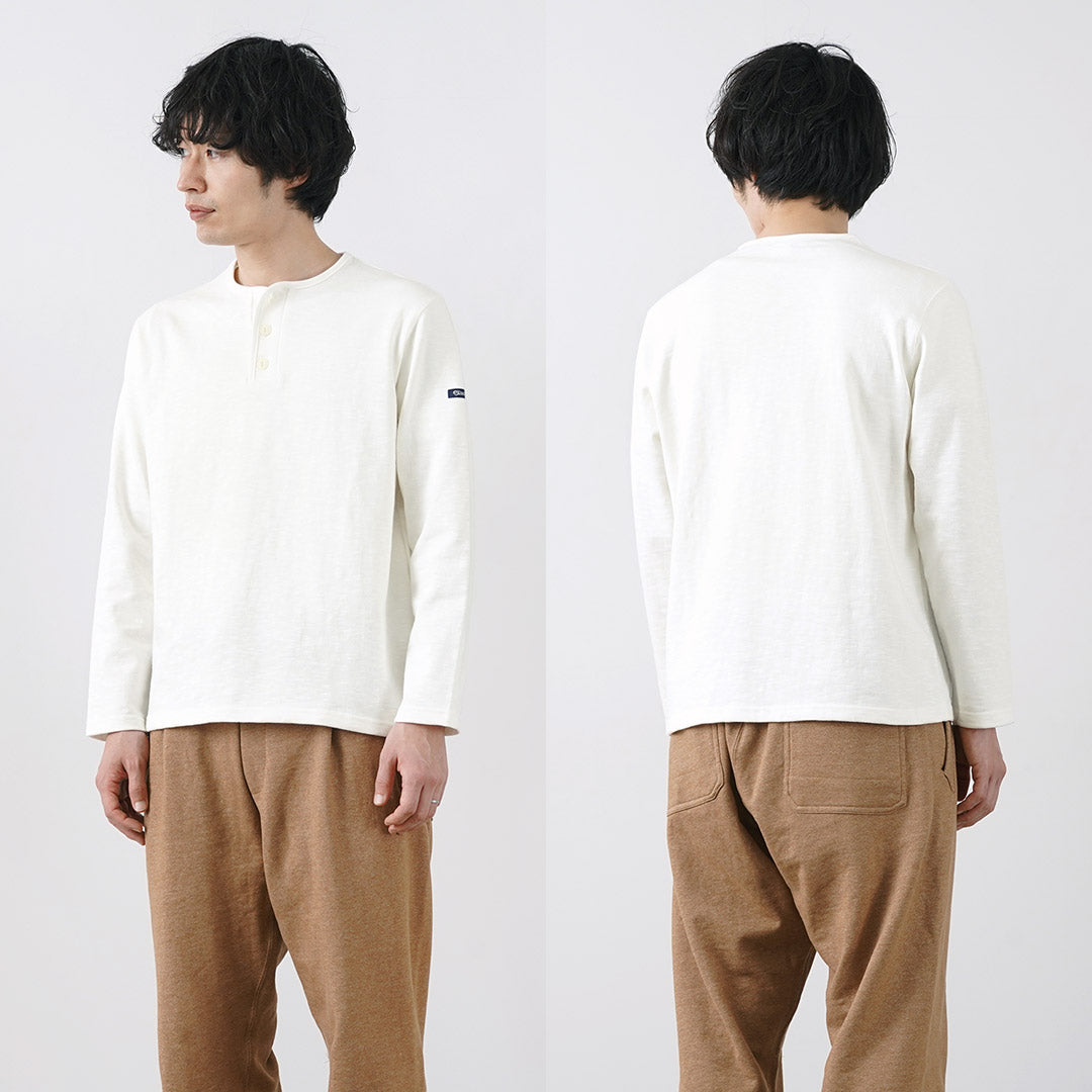 TIEASY / HDCS T-shirt manches longues col Henry