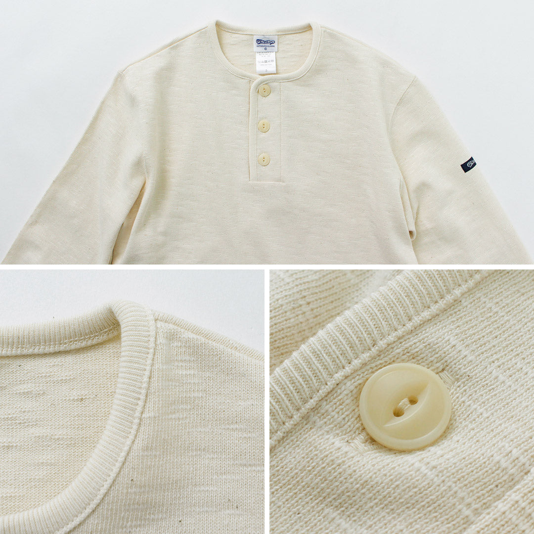TIEASY / HDCS T-shirt manches longues col Henry