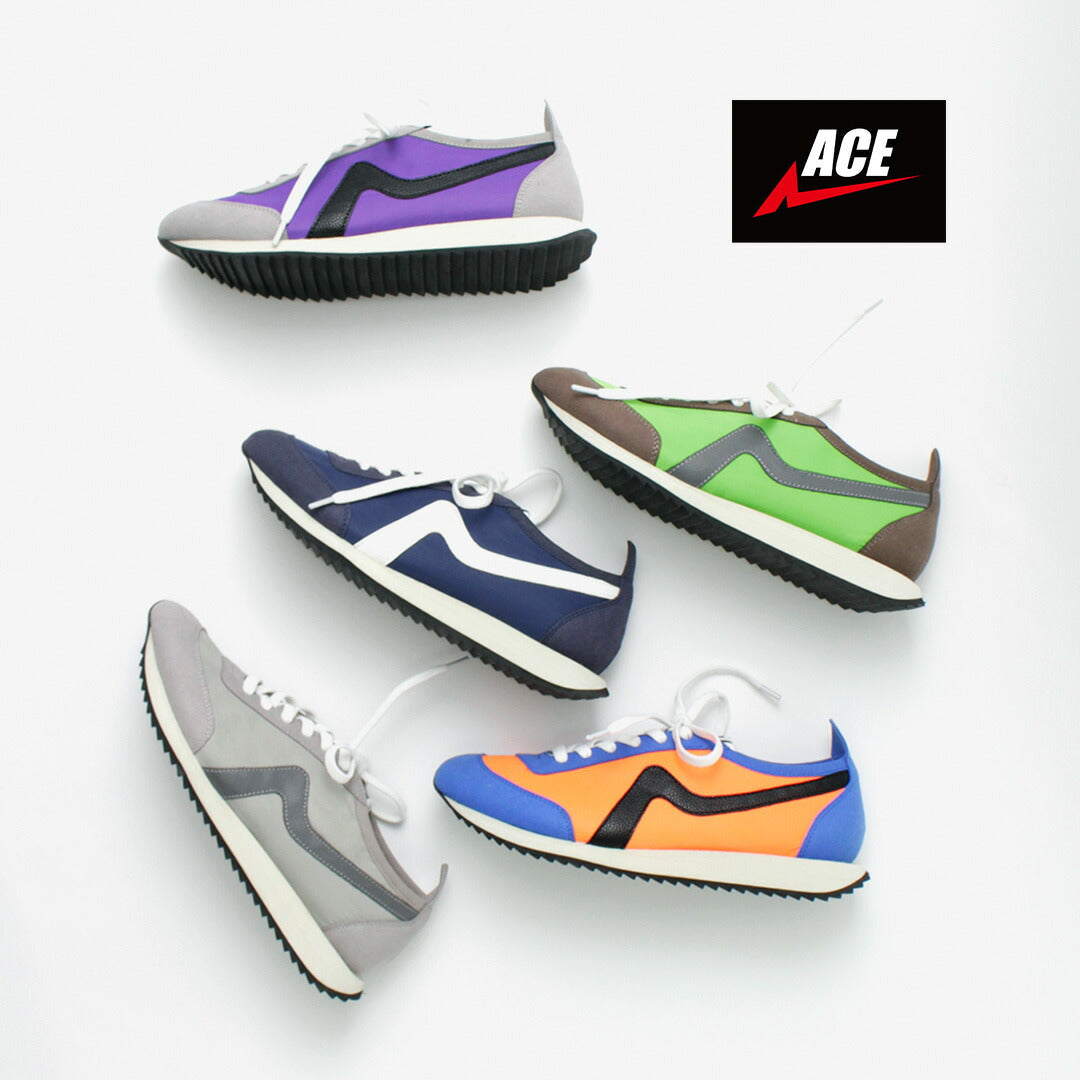 ACE SNKR / 나일론 모델 조니 A 스니커즈