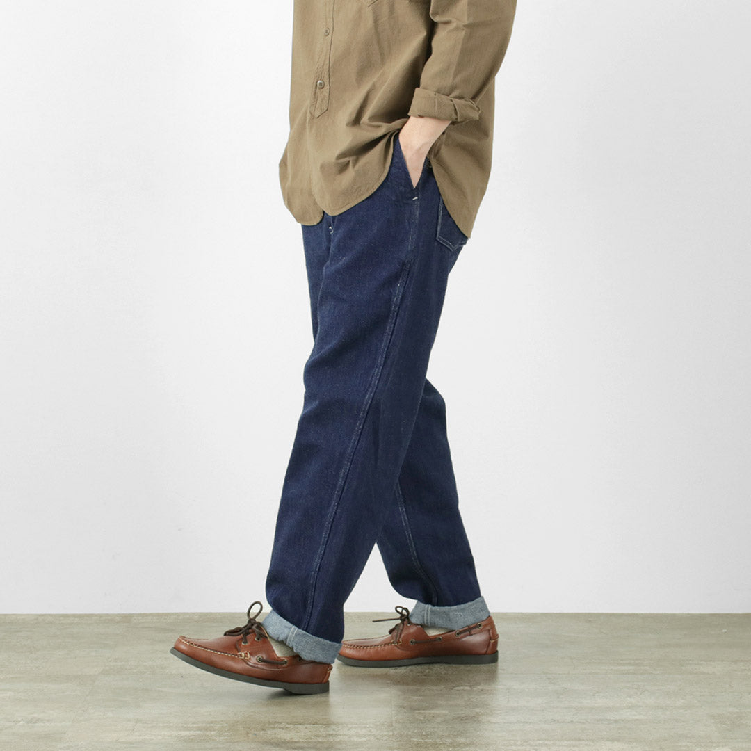 FOB FACTORY / F0511 WW2 Pantalón de mezclilla vaquero Un lavado