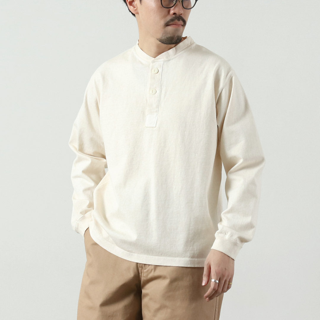 GOOD ON / 긴팔 헤비 헨리 티셔츠