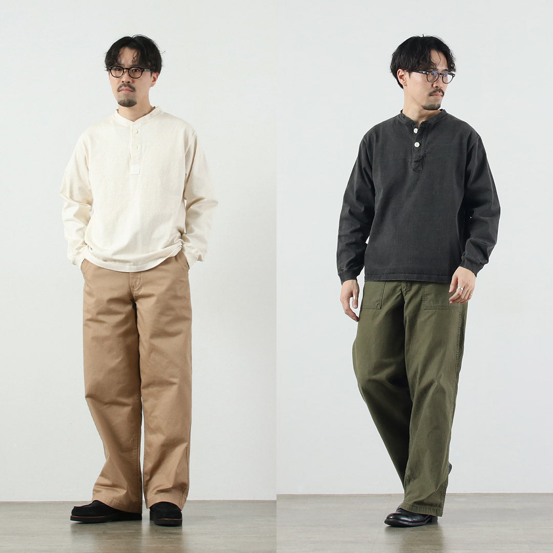 GOOD ON / 긴팔 헤비 헨리 티셔츠