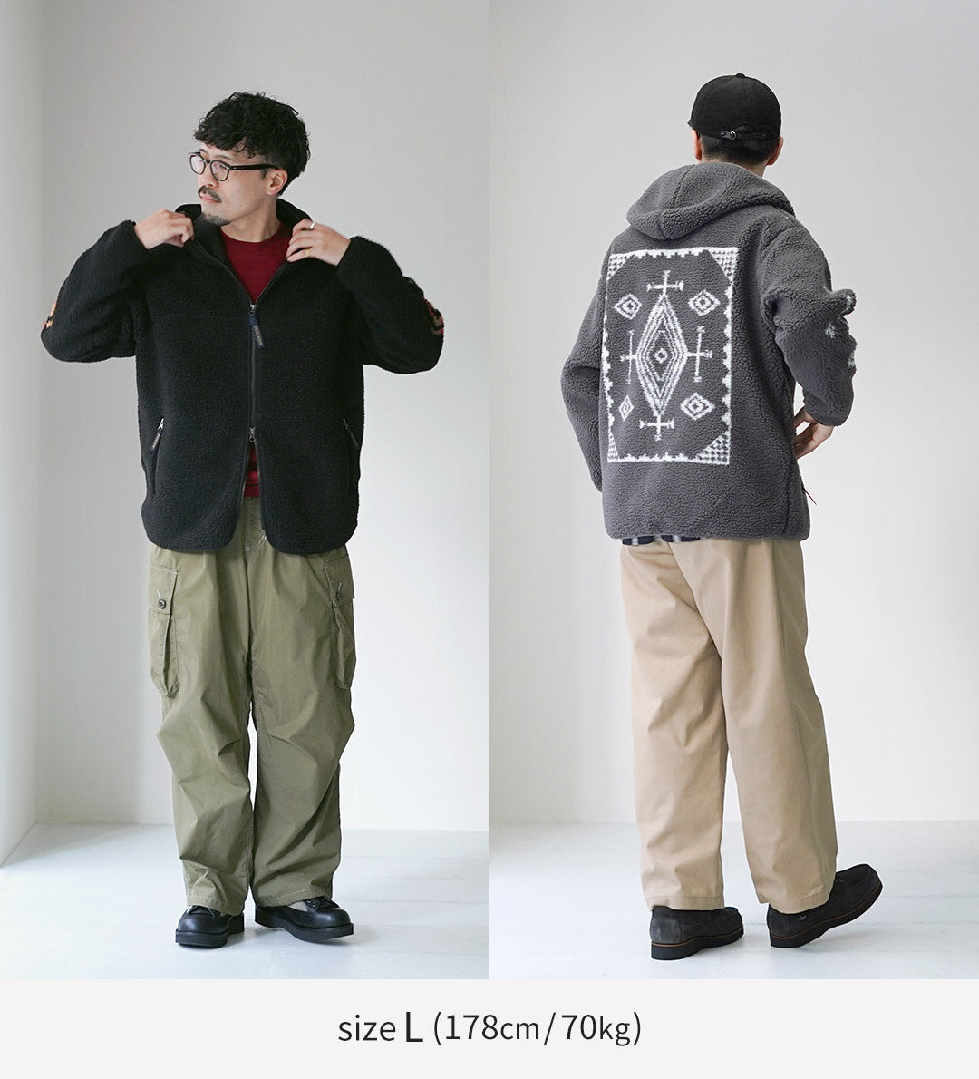 PENDLETON / Boa 拉链连帽衫