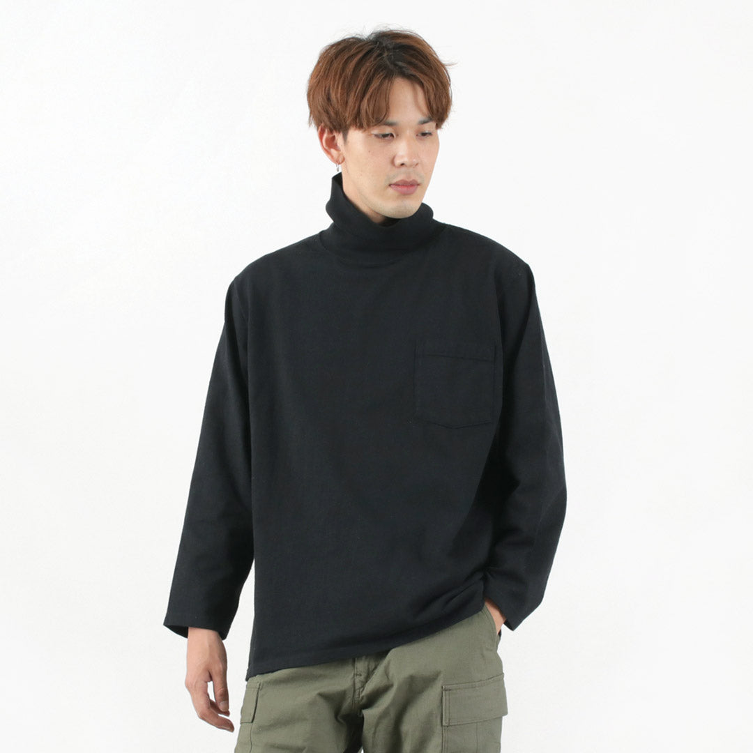 GOODWEAR / 긴팔 터틀넥 포켓티