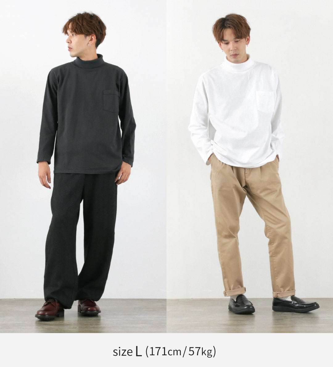 GOODWEAR / 긴팔 터틀넥 포켓티