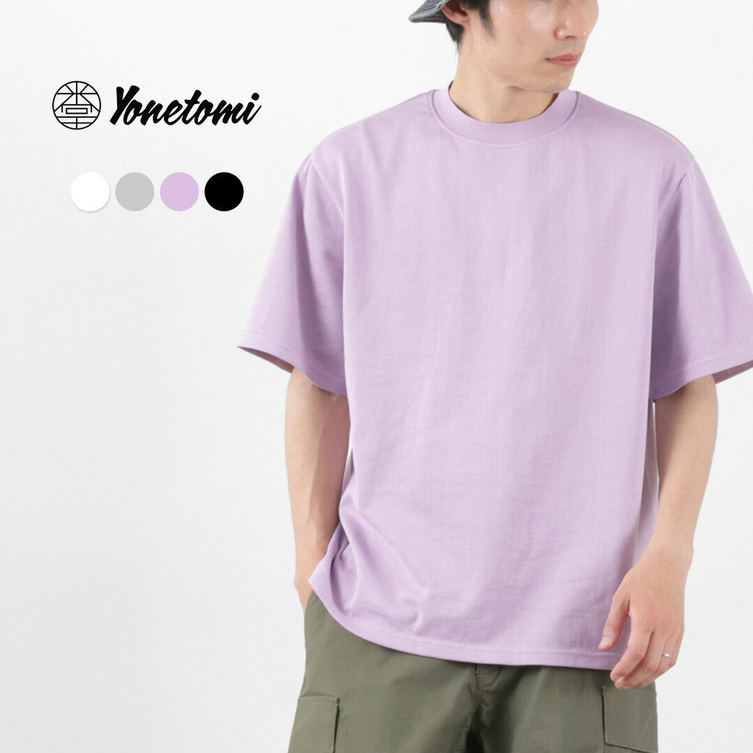 YONETOMI NEW BASIC / 侧圆体针织T恤