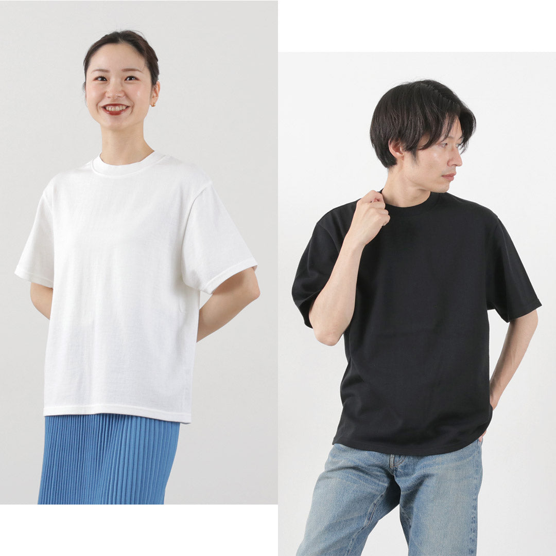 YONETOMI NEW BASIC / 侧圆体针织T恤