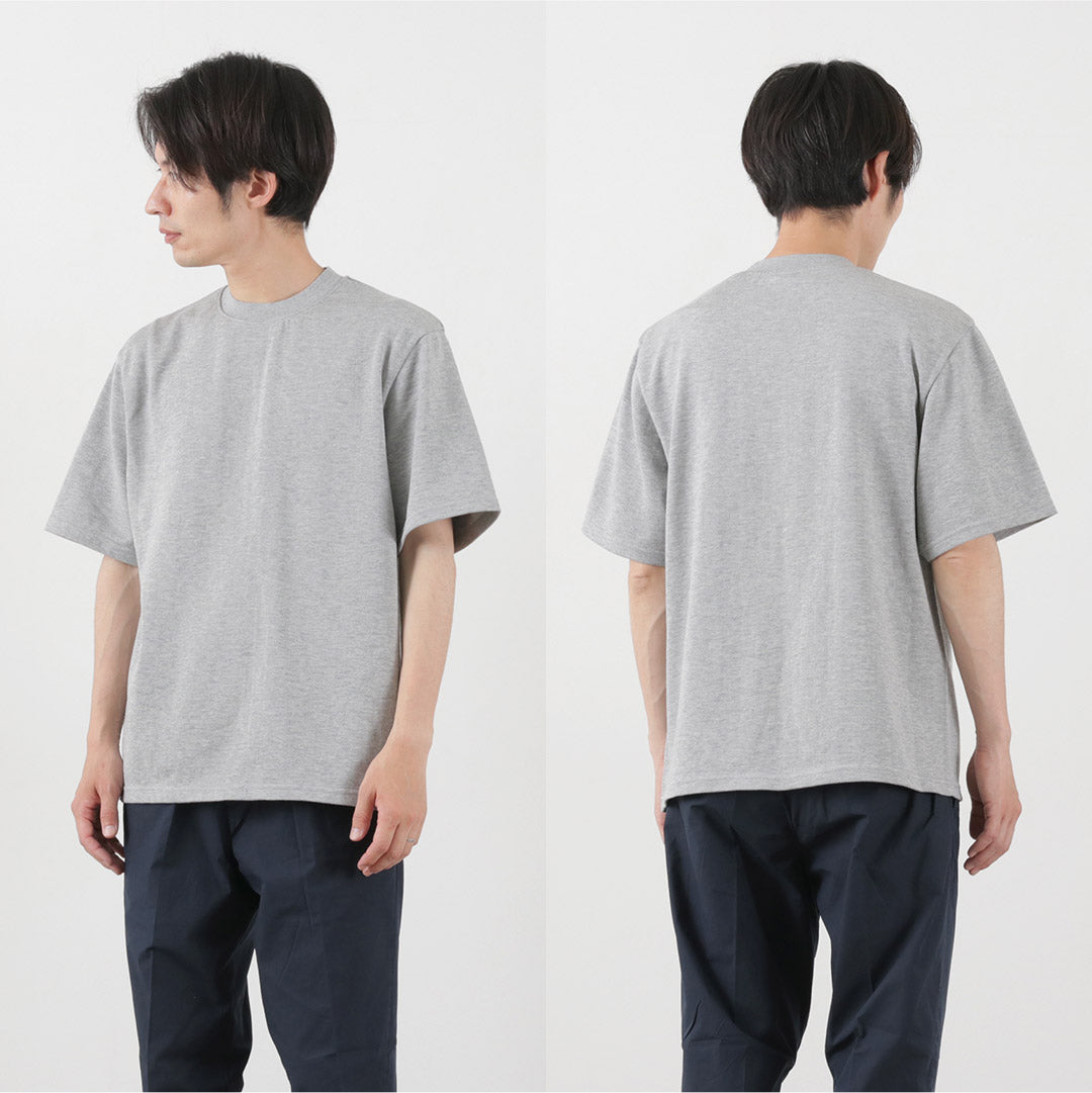 YONETOMI NEW BASIC / 侧圆体针织T恤