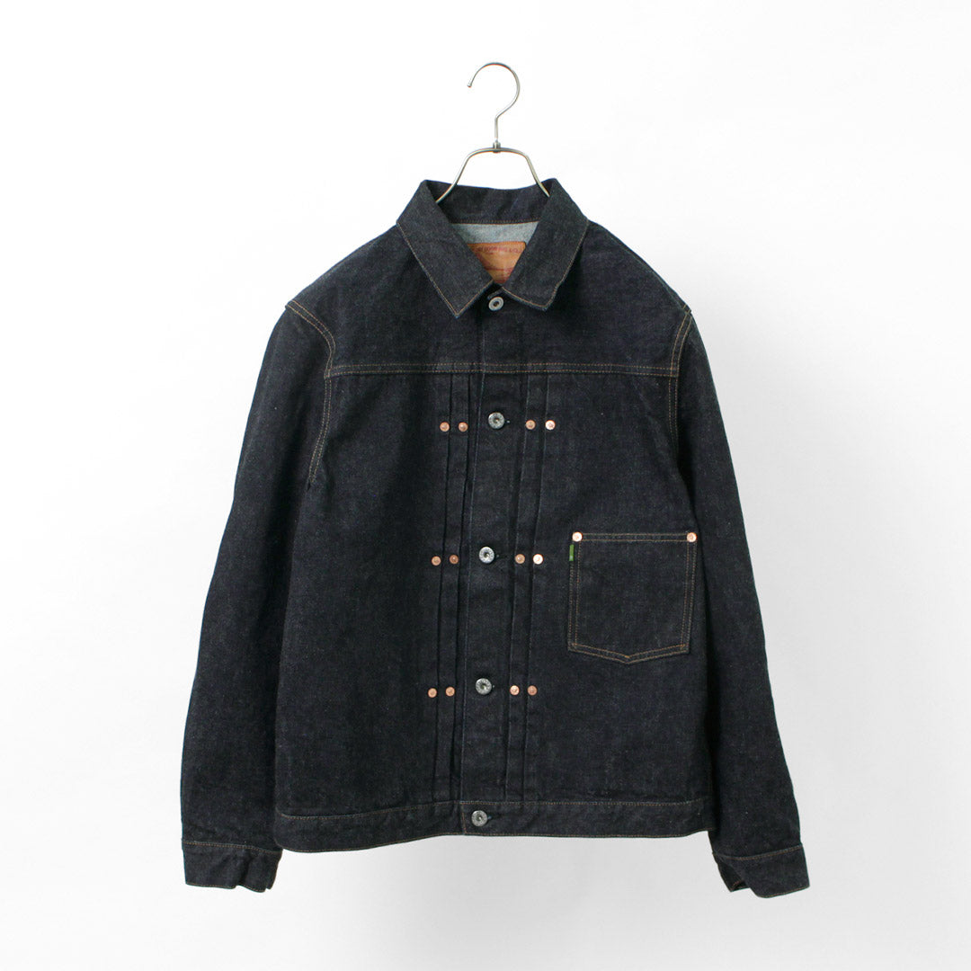 FOB 工厂 / F2432 镶边 14.75oz Garage 牛仔夹克