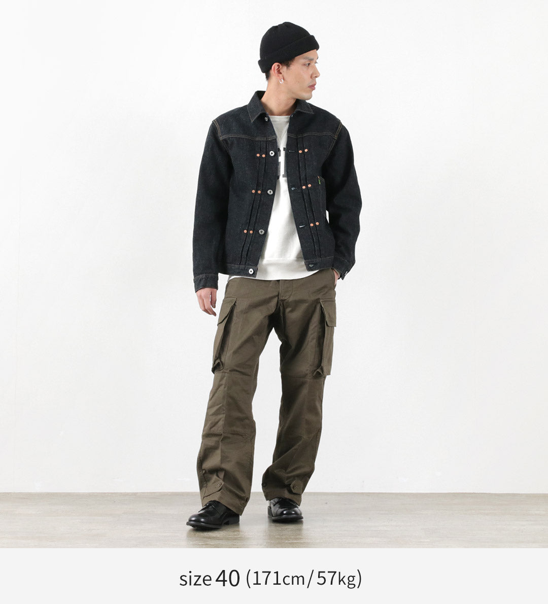 FOB 工厂 / F2432 镶边 14.75oz Garage 牛仔夹克