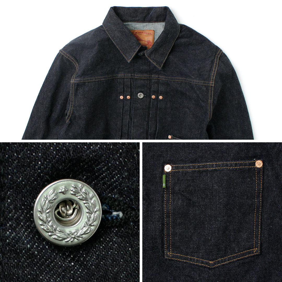 FOB 工厂 / F2432 镶边 14.75oz Garage 牛仔夹克