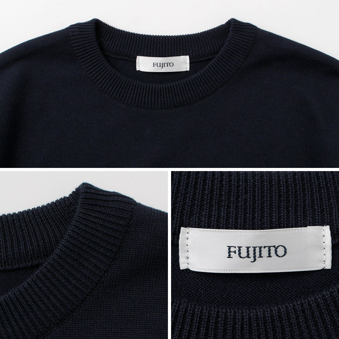 T-shirt à cou tricot Fujito / Crew