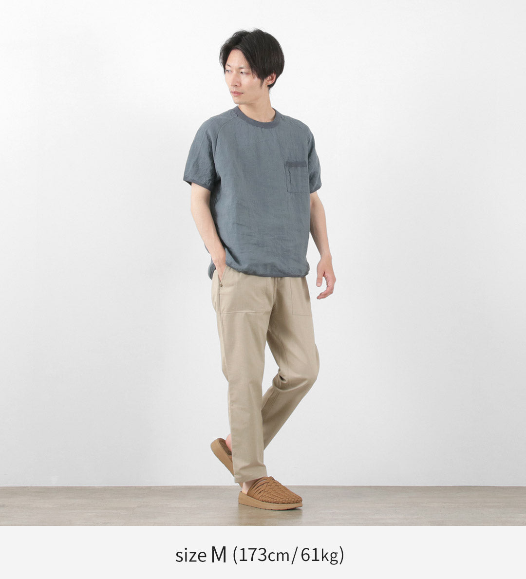 RE MADE IN TOKYO JAPAN / 棉麻 Coolmax Easy Rivet 长裤
