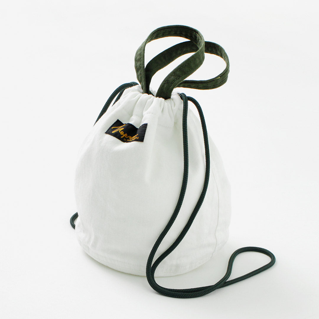 NAPRON / 8oz 白色牛仔布病人包小号 5L