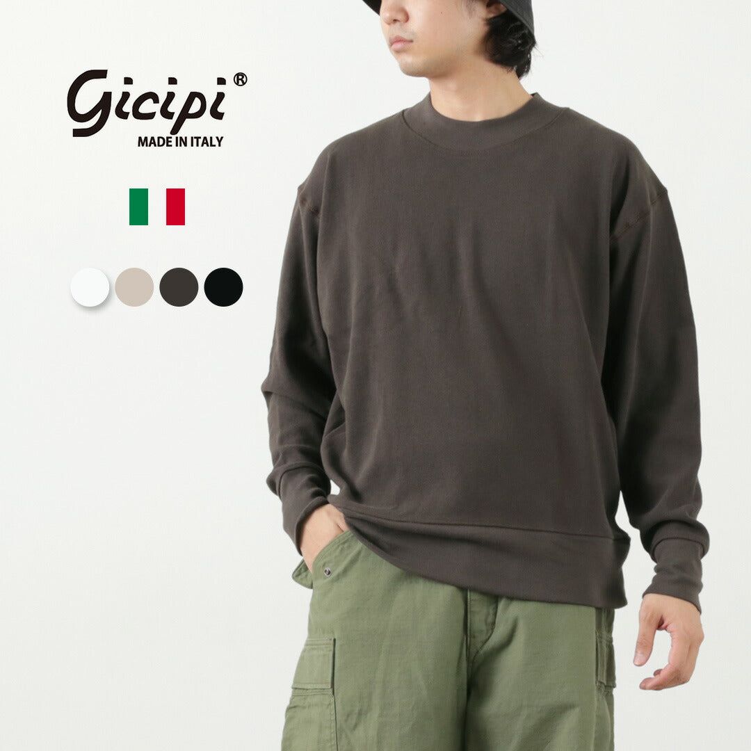 GICIPI / ORSO 圆领罗纹长袖米兰罗纹针织缝制