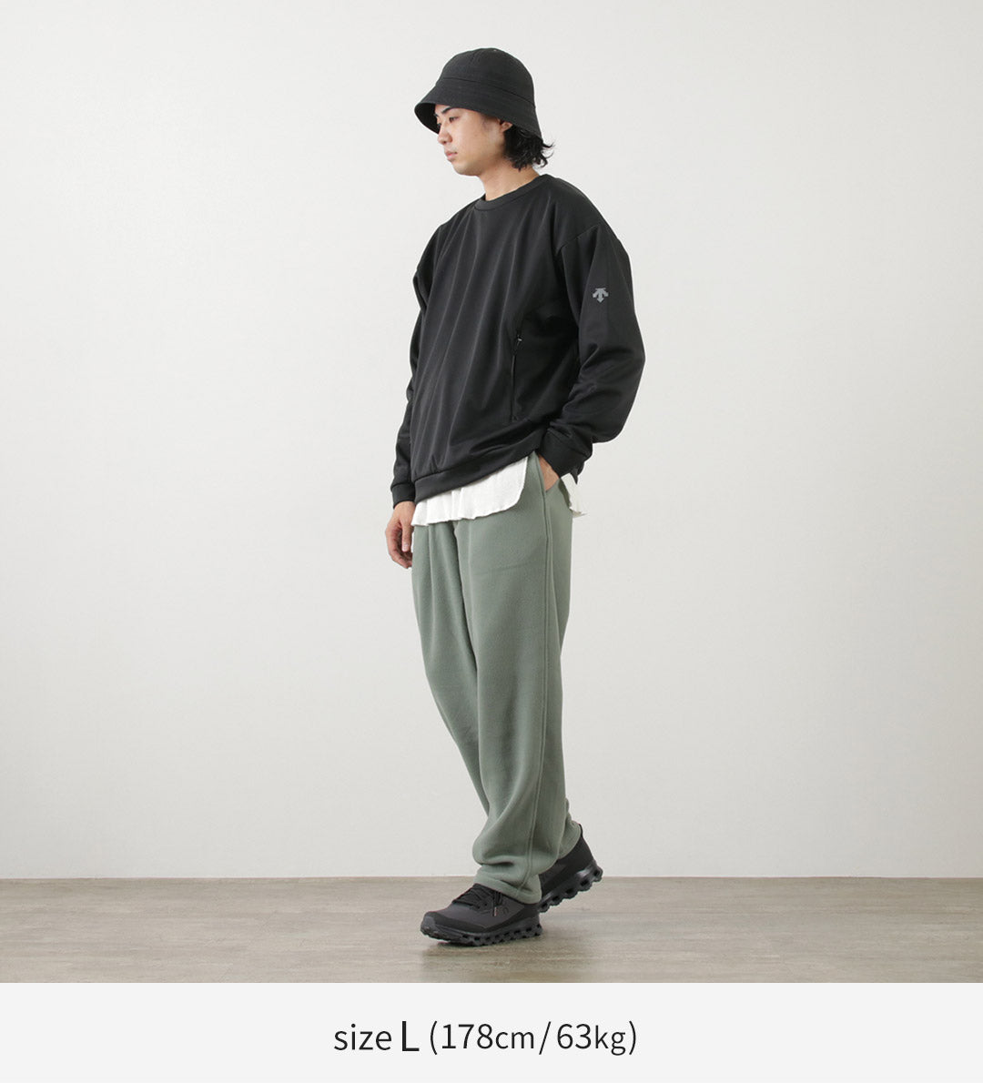 粗麻布服裝 /羊毛軌道褲