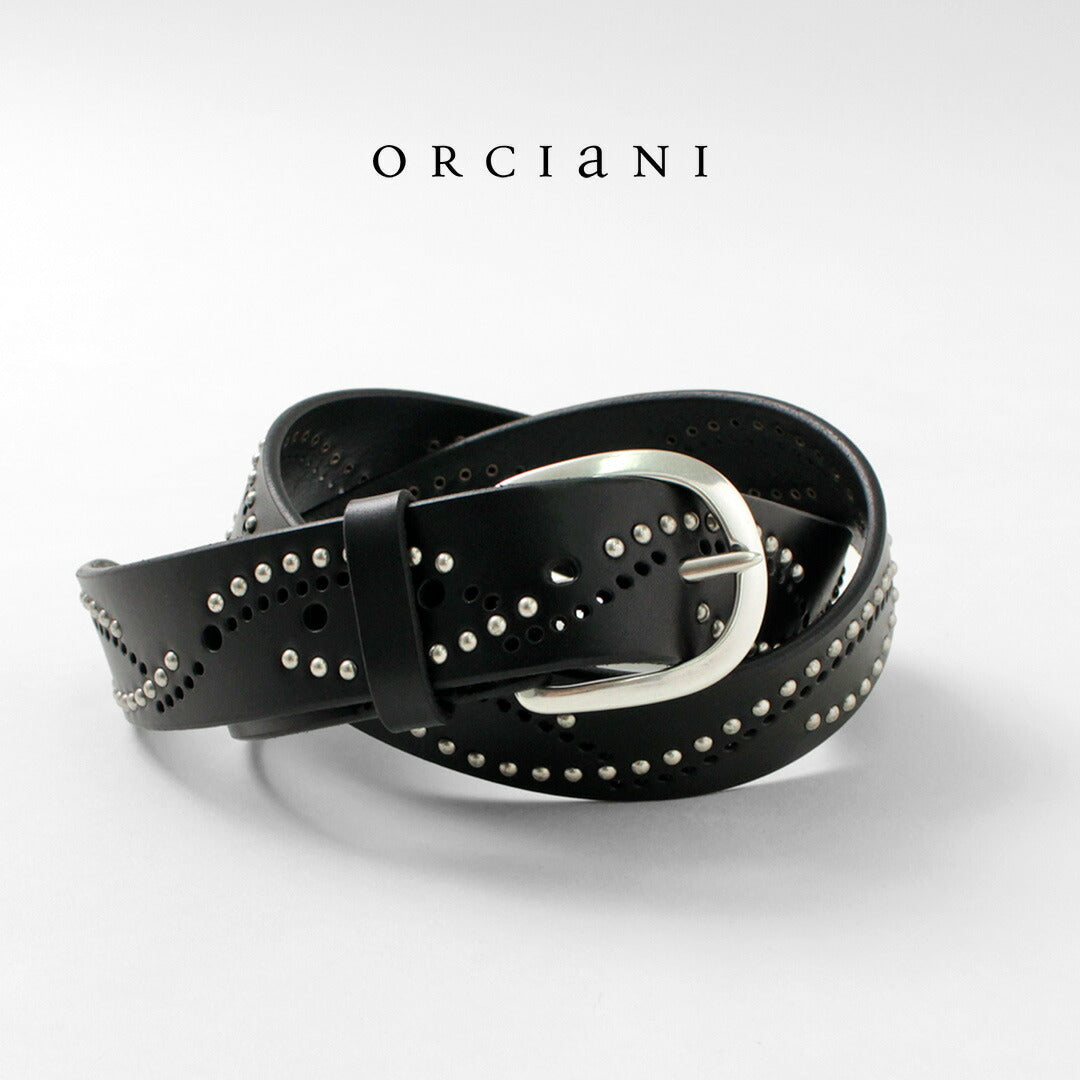 ORCIANI / Toro Piel suave con micro tachuelas