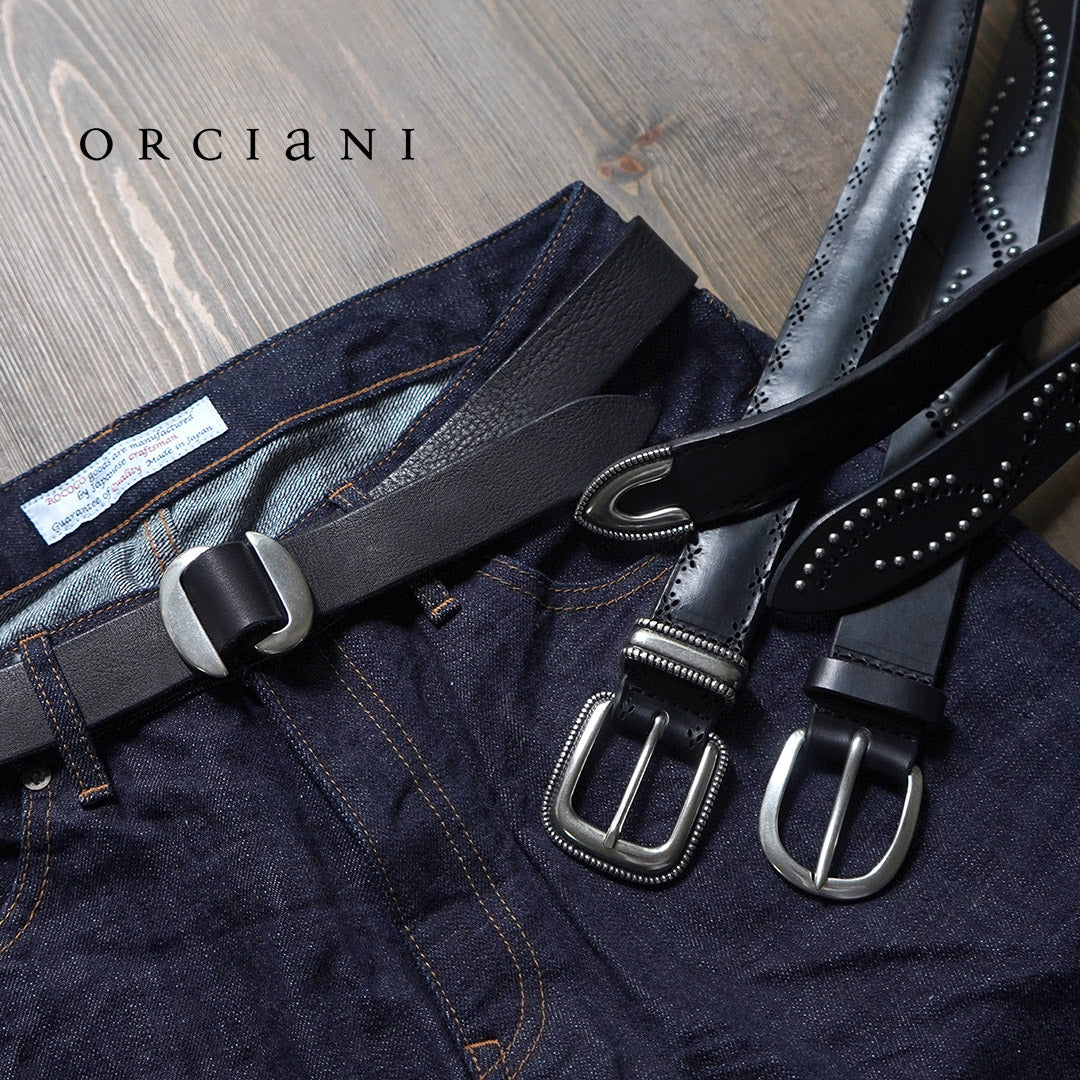ORCIANI / Toro Piel suave con micro tachuelas