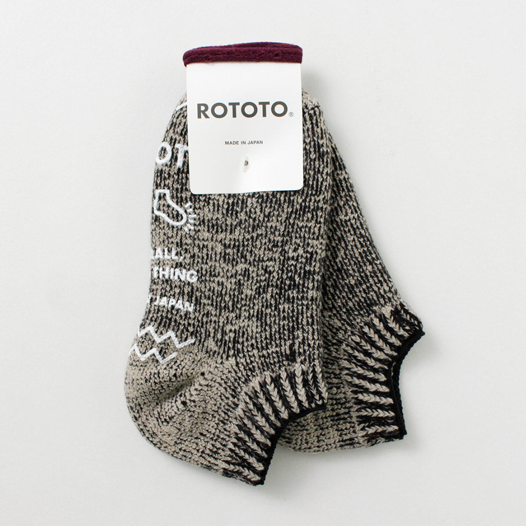 ROTOTO / 绒袜拖鞋