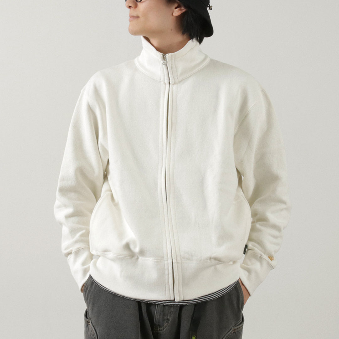 GOHEMP / Sudadera con cremallera elevada