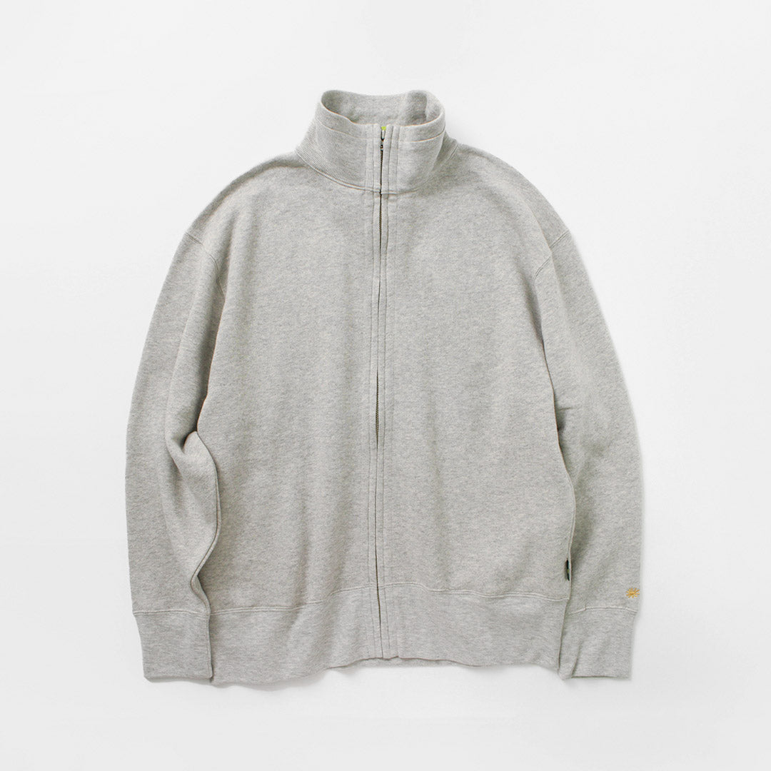 GOHEMP / Sudadera con cremallera elevada