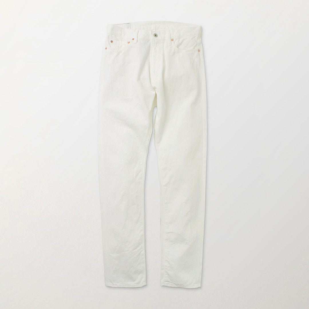 FOB FACTORY / F1153 60 Pantalon en denim blanc sergé
