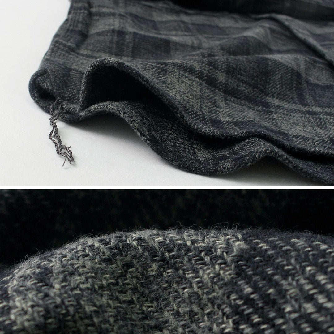 FOB FACTORY / F3497 Camisa de trabajo de franela a cuadros