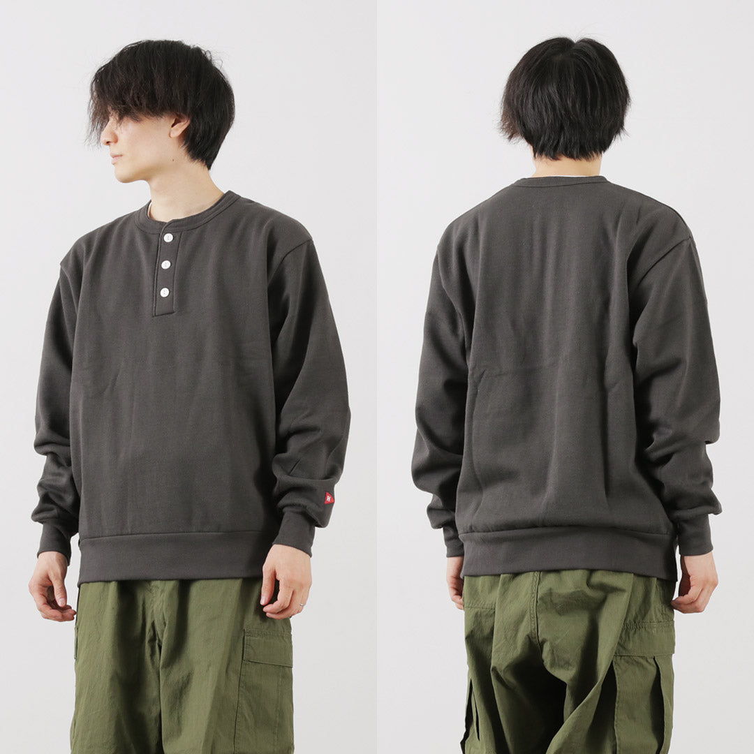 HEALTHKNIT / 亨利領長袖經典衛衣