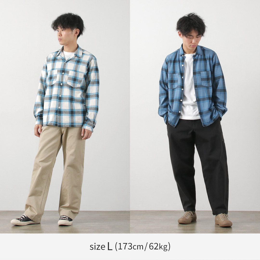 GOOD ON / 漸變色長袖開色襯衫