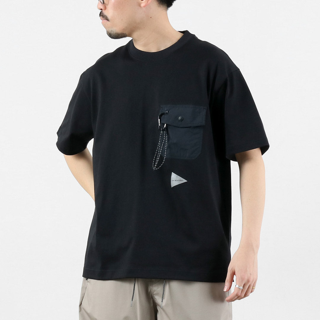 AND WANDER / Pocket T-shirt